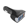 USB 4.2A Premium Fast Car Charging Adapter -Black+White