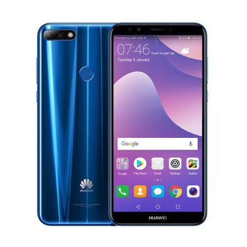 الإصدار العالمي للهاتف المحمول الذكي Huawei Y7 Prime 2018 4G