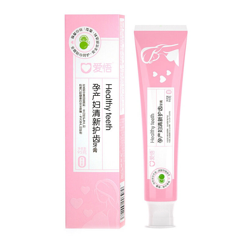 Pregnant Woman Freon-Free Toothpaste - Pink