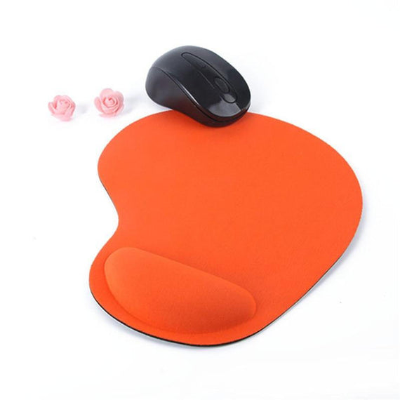 Protect Premium Wrist Comfort Mouse Pad - Orange