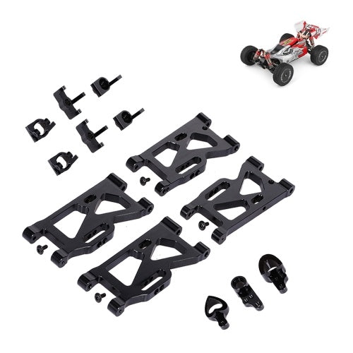 Front Rear Aluminum Alloy Suspension Arms Steering Hub Kit For WLtoys XKS 144001 RC Racing Car
