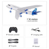 A380 2.4GHz 2CH Small Plane RC Airplane DIY Flight Toys for Kids Boys