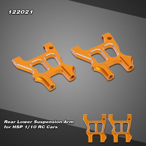 122021 Upgrade Parts Blue Aluminum Rear Lower Suspension Arm for HSP 1/10 RC Cars
