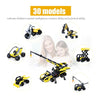 827Pcs Double E C51020W 30 in 1 RC Toy Factory Building Blocks Kits 2.4G Inspiring Model DIY Toys