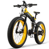 LANKELEISI XT750 Electric Bicycle 400W 20 Inch Folding Power Assist E-Bike 35km/h Top Speed 70 - 100km Range