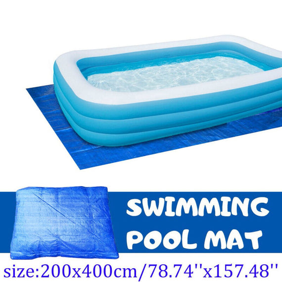 SWP16 Premium Rectangular Inflatable Pool Cover - Blue