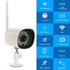 1080P HD Bullet Camera Weatherproof IP Camera Wireless WIFI Built-in Sound Pick-up 36pcs Infrared LED Lights Support Phone APP Control Motion Detection Night Vision for CCTV Home Surveillance Security