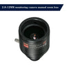 M12 HD 2.8-12mm 3MP F1.4 Manual Focus Fixed Iris