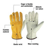 2pcs/Pack Cowhide Leather Men Working Welding Gloves