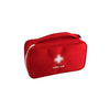 First Aid Pouch Empty Bag for Home Emergency Travelling Camping Hiking Outdoors with Handle,Red