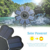 160mm/6.3" Solar Power Fountain Flower-shape Solar Panel Energy-saving Water Pump