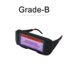 Solar Powered Auto Darkening Welding Goggle Mask Helmet Welder Glasses