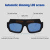 Solar Powered Auto Darkening Welding Goggle Mask Helmet Welder Glasses