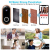 Smart Home WiFi Doorbell 1080P HD Security Camera with Two-Way Audio