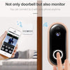 Smart Home WiFi Doorbell 1080P HD Security Camera with Two-Way Audio