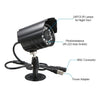 2PCS CCTV Camera 1/3" CMOS Color 1080P High-resolution 24 Lamp Nightvison Waterproof Indoor Bullet Camera Analog Security Camera