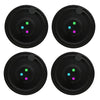 4pcs/set led rowast round mount mat