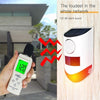 Solar Powered Wireless Independent Infrared Motion Sensor Alarm Waterproof PIR Sensor