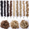 Scrunchie Hair Ponytail Wrap Curly - Light Brown