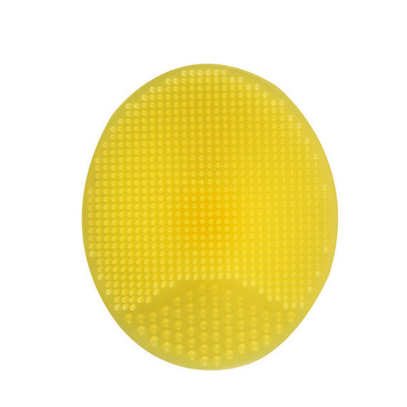 Silicon Beauty Exfoliating Wash Pad - Yellow