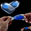 Silicone Soft Gel Anti-Slip Heel Insoles - Blue