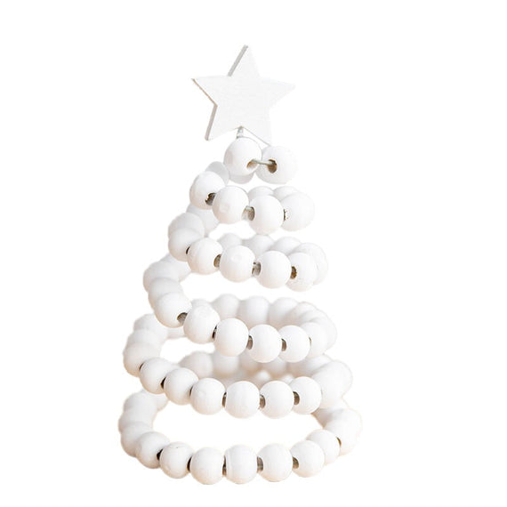 Spiral Spring Decorative Christmas Tree - White