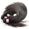 Straight Hair With Bundle Lace Closure - Black