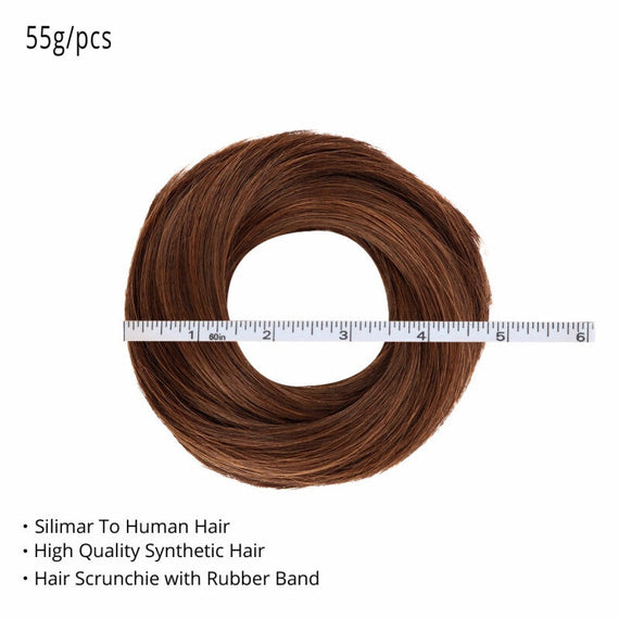 Synthetic Fashion Chignon Hair Bun - Brown