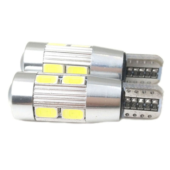 T10 Premium 2 Pcs Led Light Bulbs - Silver