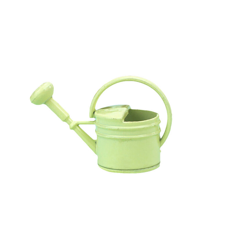 Tuscom 1:12 /1:6 Dollhouse Miniature Scene Model Watering Can Pretend Play Toy - Yellow Green