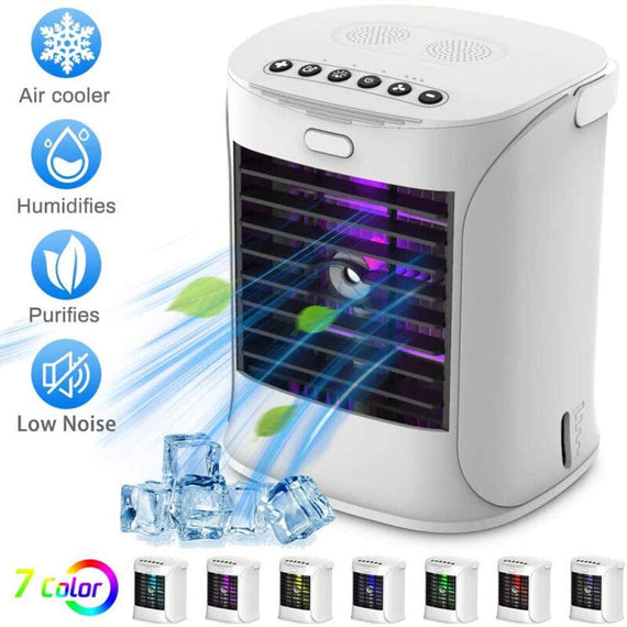 Tuscom USB Portable Home Air Conditioner - White