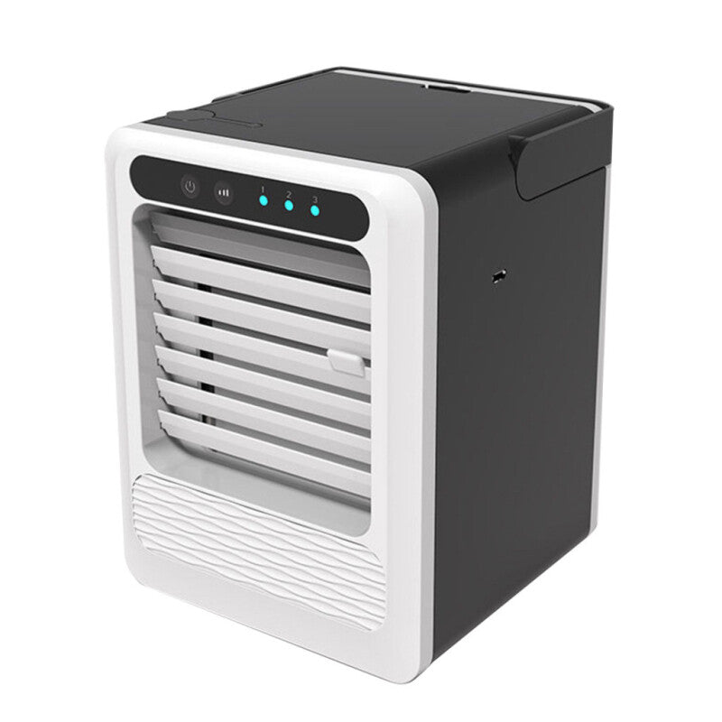 USB Charging Portable Air Conditioning Fan - Black