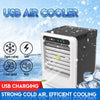 USB Charging Portable Air Conditioning Fan - Black