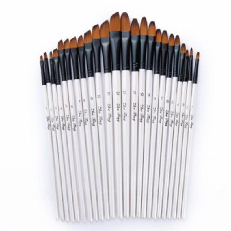 US Premium Artist Paintbrushes Set - White