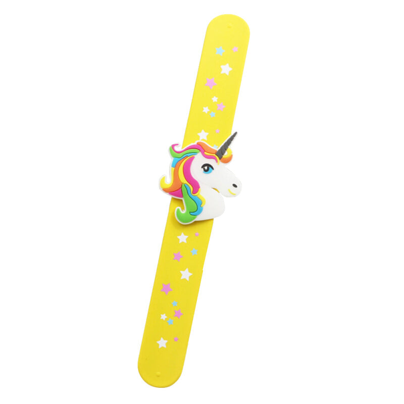 Unicorn Premium Slap Snap Wrap Bracelet - Yellow