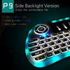 P9 2.4G RF Wireless Keyboard Flash Blacklit Keyboard w/ Touchpad Mouse Combo Multimedia Keys Handheld Remote Control for Android TV BOX PC Smart TV HTPC Tablet Smartphone