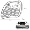 P9 2.4G RF Wireless Keyboard Flash Blacklit Keyboard w/ Touchpad Mouse Combo Multimedia Keys Handheld Remote Control for Android TV BOX PC Smart TV HTPC Tablet Smartphone