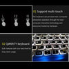 P9 2.4G RF Wireless Keyboard Flash Blacklit Keyboard w/ Touchpad Mouse Combo Multimedia Keys Handheld Remote Control for Android TV BOX PC Smart TV HTPC Tablet Smartphone