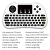 P9 2.4G RF Wireless Keyboard Flash Blacklit Keyboard w/ Touchpad Mouse Combo Multimedia Keys Handheld Remote Control for Android TV BOX PC Smart TV HTPC Tablet Smartphone