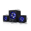 SADA D-207 Computer Speaker With Colorful LED