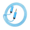 3.5mm Jack Audio Cable 3.5mm Male to Female Car Auxiliary Audio Stereo Cable,Blue