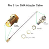 2.4 جيجا هرتز 5DBI WiFi هوائي Aerial W/ RP-SMA موصل الذكور و 21 سم كابل محول SMA لجهاز التوجيه اللاسلكي WiFi Adapter STB Modem Pool