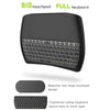 D08 English Version 2.4GHz Wireless QWERTY Keyboard Remote Control