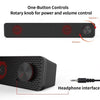 Smalody Soundbar Computer Speaker 3.5mm Wired Sound Bar USB Powered Speakers for Mobile Phone Laptop Computer