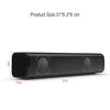 2 * 3W USB مشغل الصوت Soundbar