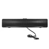 V-196 Computer Speaker USB Wired Bar Stereo Subwoofer Music Player Bass Surround Sound Box 3.5mm Audio Input for PC Laptop