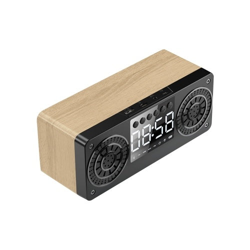 A10 Portable Bluetooth 5.0 Speaker Alarm Clock Radio Wireless Speakers Support TF Card U Disk AUX IN FM Radio for Smart Phone Tablet PC