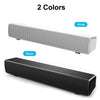 SADA V-103 Speaker Bar Computer Speakers Stereo HiFi Sound Wired Computer Sound Bar Rich Bass USB Powered Soundbar Speaker for PC TV Smart Phone Tablets Desktop Laptop