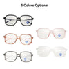 Unisex Optical Glasses Anti-blue Light Glasses Ultra Light Square Frames Spectacles Computer Glasses Fashion Flexible Eyewear Portable Reading Glasses