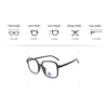 Unisex Optical Glasses Anti-blue Light Glasses Ultra Light Square Frames Spectacles Computer Glasses Fashion Flexible Eyewear Portable Reading Glasses